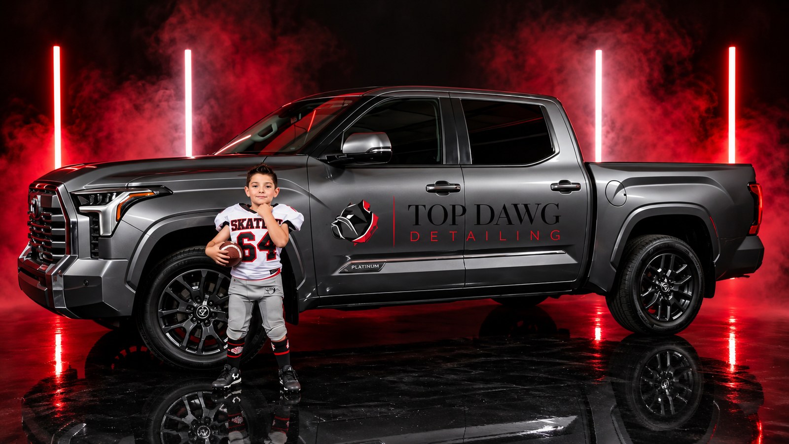 The Top Dawg Detailing truck